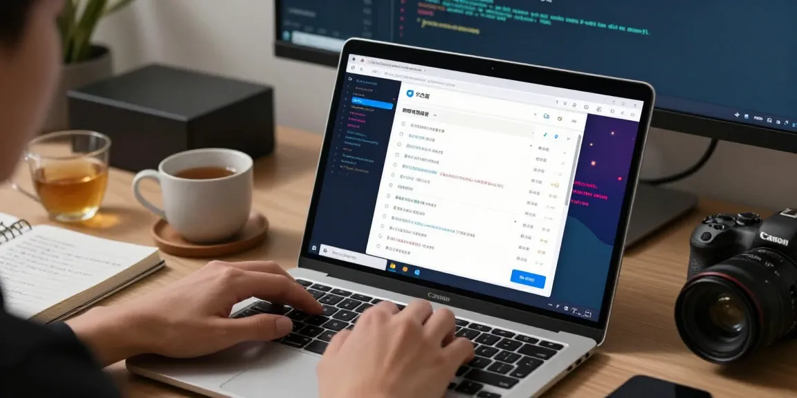 Navigate Telegram Chinese settings in a modern workspace showcasing language options.